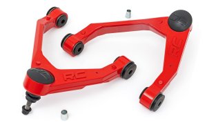 GMC Sierra 1500 Upper Control Arms - Rough Country - Forged, OE Upgrade - Red - '07-'18